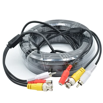5-40M BNC+RCA+DC priključek 3 v 1 CCTV Kabla Varnostne Kamere Video Audio Moč BNC Kabel za DVR nadzorni Sistem