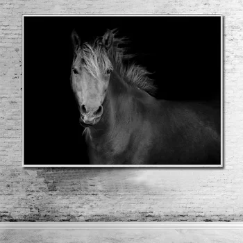 Sodobna Kul Vožnjo Konja Živali, Platno, Slike, Poster Tiskanje Fotografij Wall Art Slik, Dnevna Soba Hotel Doma Dekor