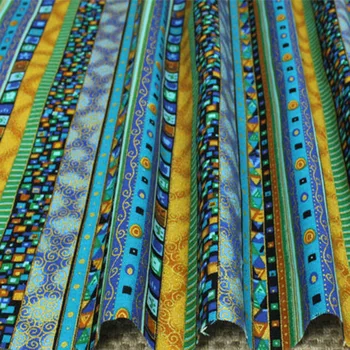 Precej Trak Afriške Tiskanja Bombaž Perilo Tkanine 50x140cm Dressmaking Perilo Material Oblazinjenje Obrti Tkiva Doma Dekoracijo