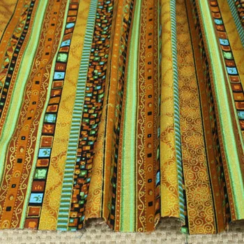 Precej Trak Afriške Tiskanja Bombaž Perilo Tkanine 50x140cm Dressmaking Perilo Material Oblazinjenje Obrti Tkiva Doma Dekoracijo