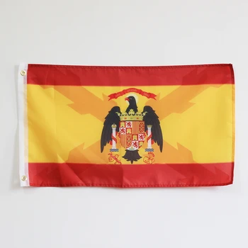 Španska nacionalna zastava grande libre banner 3x5FT 150X90CM Poliester Banner Medenina Grommets, Za Dekoracijo,