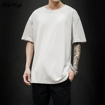 MarKyi 2020 poletje moda o-vratu priložnostne t-shirt za moške plus velikost 5xl kratek rokav poceni top tees