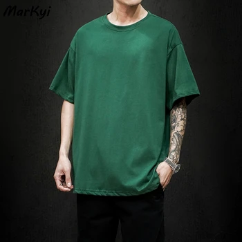 MarKyi 2020 poletje moda o-vratu priložnostne t-shirt za moške plus velikost 5xl kratek rokav poceni top tees