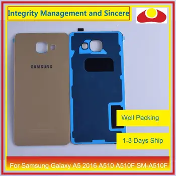 10Pcs/veliko Za Samsung Galaxy A5 2016 A510 A510F SM-A510F Ohišje Baterije Vrata Zadaj Hrbtni Pokrovček Primeru Ohišje Lupino