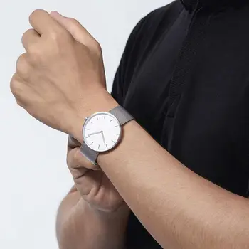 Xiaomi Youpin TwentySeventeen Modni, Elegantni Moški Ženske Luksuzni Watch Quartz uro 39 mm Izbiranje 3ATM vodoodporna