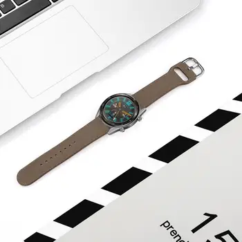 UTHAI P23 Pravega usnja watchband 20 22 mm za Huawei watchs Za Samsung Galaxy watch trak z usnja plast usnja sponke