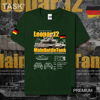 Nemški Leopard 2 Glavni Bojni Tank Leopard 2 Svetovne Vojne, Vojske Vojaške mens majica s kratkimi rokavi moški športnih blagovnih znamk vrhovi poletne obleke