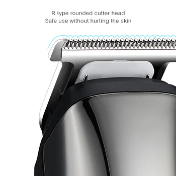 11 v 1 Električni Akumulatorski Lase Clipper Večnamensko Orodje za Modeliranje Britev Nos Hair Trimmer USB Hitro Polnjenje LED Zaslon 46D