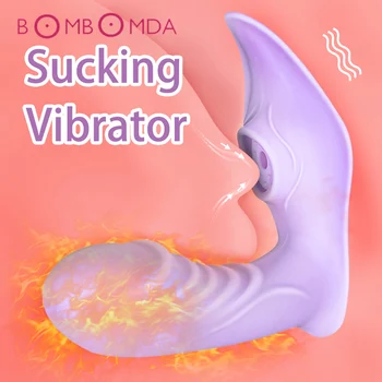 Vagina Sesanju Vibrator za Ženske Dvojne Vibracije Spodbujanje G spot Vagine, Klitoris za Žensko Mastrubation Sex Igrače Za Odrasle