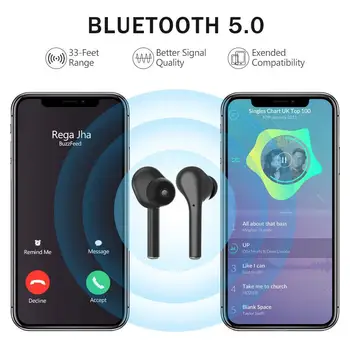 TWS Aktivni šumov Brezžične Slušalke Šport TWS Slušalke Bluetooth Najmočnejši Touch Kontrole Brezžični Čepkov Hifi