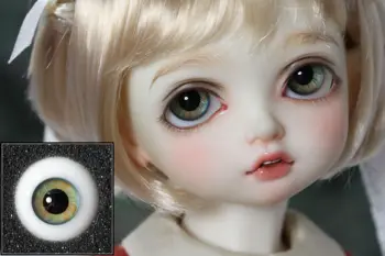 BJD lutka oči je primerna za 12mm14mm16mm18mm majhne iris barve resnična oseba windglass lutka dodatki
