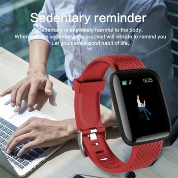 116plus Bluetooth Spanja Monitor Pedometer Fitnes Tracker Srčnega utripa, Krvnega Tlaka, IP67 Manšeta Smartwatches