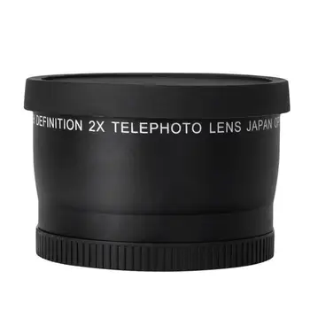 Lightdow 52mm 2.0 x Telefoto Objektiv Affliated Objektiv za Original Objektiv Kamere z 52 mm UV-filter Navoj