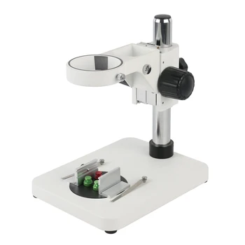 95mm Premer Stereo Mikroskop Kovinsko Podlago Delovni Fazi PCB Board Stalnica Objemka Ploščo Šablona Delovna Miza