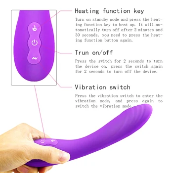 Človek nuo Polmeseca Vibrator Nit Massager USB Polnilne 10 Frekvenca Vodoodporni Vibrator Vibratorji Adult Sex Igrače za Ženske