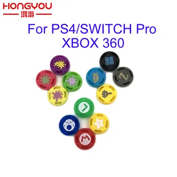 100sets Silikonski Analogni Palec Palico Prijemala Kritje za Playstation 4 PS4 Za Preklop pro Krmilnik Thumbstick Kape za Xbox 360