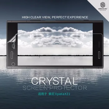 Za Sony XZ1 Kompakten Screen Protector NILLKIN Super Clear/Mat Anti-Glare Mehko PET Zaščitno folijo Za Sony Xperia XZ1