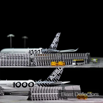 1/400 letališče objekt model potniškega letala deflektor anti-jet wake naprave letaliških Pribor letališče scene zaslon