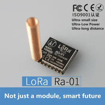 LoRa Serije Ra-01 / Spread Spectrum Brezžični Modul / Ultra-10KM / 433M / RF Čip SX1278 / IS Umetne Inteligence