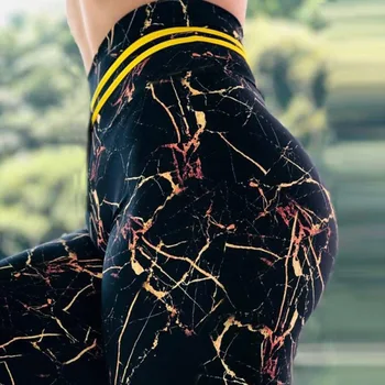 2019 Šport Legings visoko pasu Fitnes push up Dokolenke Vaja Za Ženske Prickly hruška 3D Tiskanja Leggins Športne Uvježbavanje Hlače