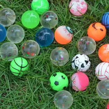 100 Kos Otrok Igrača Odskakivanje Žoge Gume Kopel Igrače Otroške Športne Igre Elastična Žongliranje Skoki Kroglice Darila Za Otroke Otroci