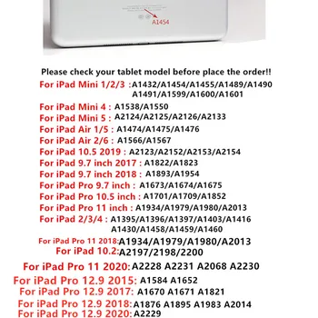 Novo Ohišje za iPad Zraka 4 Primeru 2020 za iPad 10. 2 7. 8. Generacije Cover za iPad Zraka 3 2 1 9.7 10.5 Pro 11 Mini Smart Funda