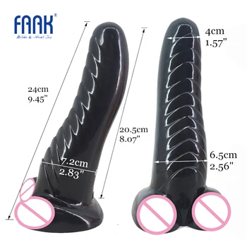 FAAK ogromen dildo velik penis analni dildo s oblike G spot spodbujanje sex igrače za ženske vagine masturbirajo, dick odraslih izdelkov sex shop