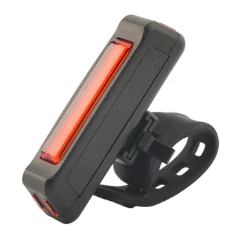 USB Polnilne Kolo Kolo Luči Zadaj Nazaj Varnost Kolesarjenje Repa Rdeča Luč 100LM Vgrajen 3,7 V 500MAH Litijeva Baterija 2261