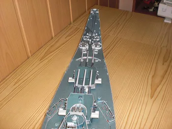 1:280 NAS Missouri Bojna 3D Papir Model Križarka USS MISSOURI Ladje Diecast Navtičnih Model Priročnik DIY Vojaške Darila Igrače