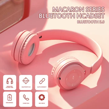 5 Barv Brezžične Slušalke Bluetooth Slušalke šumov Stereo Gaming Slušalke Z Mikrofonom Za RAČUNALNIKOM, Mobilnim Telefonom, Mp3