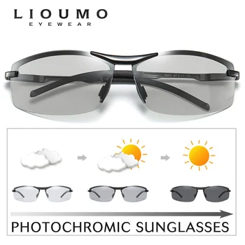 2020 HD Photochromic sončna Očala Moških Vožnje Kameleon Polarizirana Leče, sončna Očala Moški Očala Pribor UV400 zonnebril heren