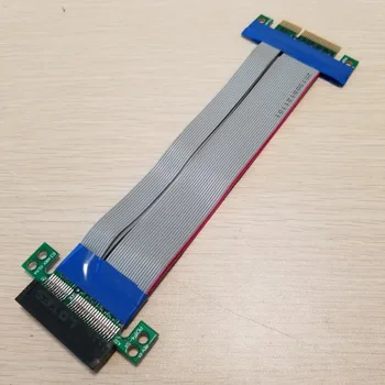 PCI-E PCI Expres x4 Flex Riser Card Podaljšek Podaljšek 15 cm za 1U 2U