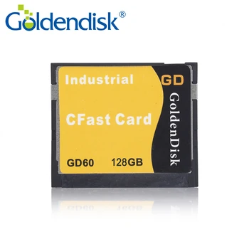 GoldenDisk CFAST 1.0 Pomnilnik 128GB SSD Kartice Svetu Mini SSD Flash Disk SATA Ii 3Gbps Quad Kanalov NANA OGLAŠEVANJE prvotne Flash 7+17P