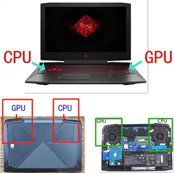 Nov laptop, CPU hladilni ventilator, Hladilnik hladilnik Prenosnik za HP ZNAMENJE Pro 3plus gpu 15-CE008CA za 15-CE015DX 15-CE030CA 15-CE051NR