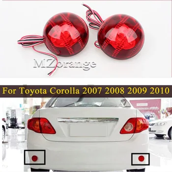 1 Par Vodil Zadnji Odbijač Reflektor luč Za Toyota Corolla 2007 2008 2009 2010 Rep Stop Zavorne Luči Avtomobila, Opremo vključite opozorilne