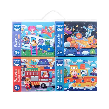 Igre 108 kosov Velikosti Cartoon Živali Baby Puzzle Otrok darilo Izobraževalne Igrače Dekle, Fant Temo Puzzle#g30