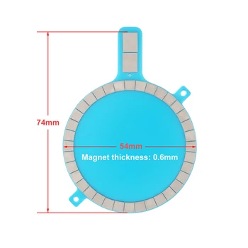 Brezžično Polnjenje Magnet za Magsafe za iPhone 11 12 Pro Max 12 Mini Xs Xr 8 Mobilni Telefon Primeru Močno Magnetno Usnje Krog