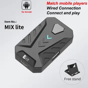 Igra Pretvornik Bluetooth Mobile 5.0 Krmilnik za igre na Srečo Tipkovnico, Miško Pretvornik PUBG Krmilnik za Android in iOS