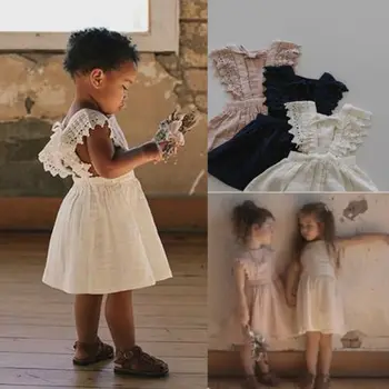 Pudcoco NAS Parka Moda Cvet Dekle Otroci Baby Toddler Princesa Stranka Priložnostne Tutu Obleko Oblačila Sundress