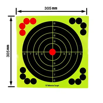 Nalepke Cilj Papir Streljanje, Lov Usposabljanje Bullseye Kartico Papir Samolepilni Streljanje Ciljev Za Airsoft Zračno Puško Usposabljanje