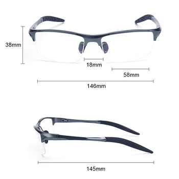 Vazrobe Očala Okvirji Moških Športna očala Moški Spomladanski tečaj aluminija Očala na recept Očala za optično