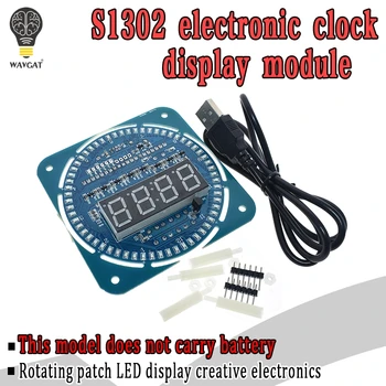 DS1302 Obračanje Digitalni LED Zaslon Modul Alarm Elektronska, Digitalna Ura LED Prikaz Temperature 5V