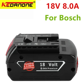 Original18V 6.0/8.0/10ah Polnilna Litij-Ionska Baterija za Bosch 18V 6.0 Rezervno Baterijo Prenosni Zamenjava BAT609