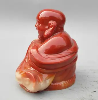 Kitajski Shoushan kamen maitreja vesel kip bude
