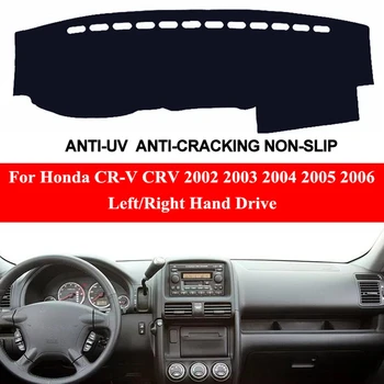 Avto nadzorna plošča Pokrov Non-slip Dashmat nadzorna plošča Pokrov Sonce, Senco na Armaturno Ploščo Kritje Preproga Za Honda CR-V CRV 2002 -2006