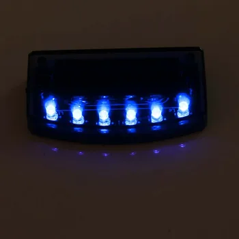 Auto Solarni Polnilnik Avto Senzor Varnosti Protivlomnih Alarmnih Opozorilo LED Žarnice za Avto Singal Stroboskopske Svetilke Žarnice