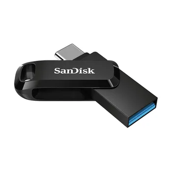 SanDisk USB Flash Disk Ultra Dual Flash Disk 32GB 64GB 128GB 256GB USB3.1 150MB/s Peresom Dirves Palico za Tip-C Mac, Pametni telefon