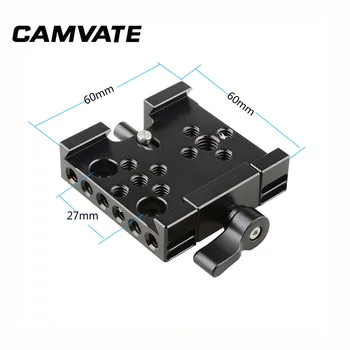 CAMVATE Manfrotto Hitro Sprostitev Adapter Stran-v Slogu Baseplate &1/4