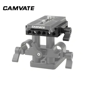CAMVATE Manfrotto Hitro Sprostitev Adapter Stran-v Slogu Baseplate &1/4