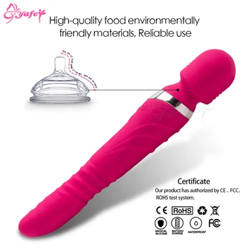 G-spot vibrator vagine, klitorisa massager zložljive ogrevanje palico vibrator dvojni rotacijski motor ženski masturbator ženski spol igrača